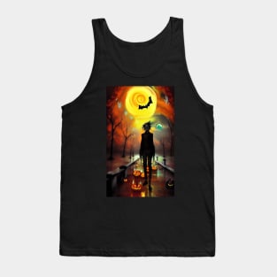 Halloween digital painting Tank Top